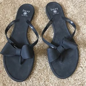 Black Rubber sandals